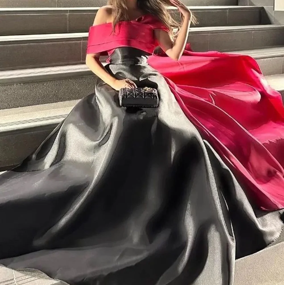 

High Quality and Delicate A-Line Strapless One Shoulder Evening Dress Floor Length Sleeveless Homecoming Gowns Custom Size