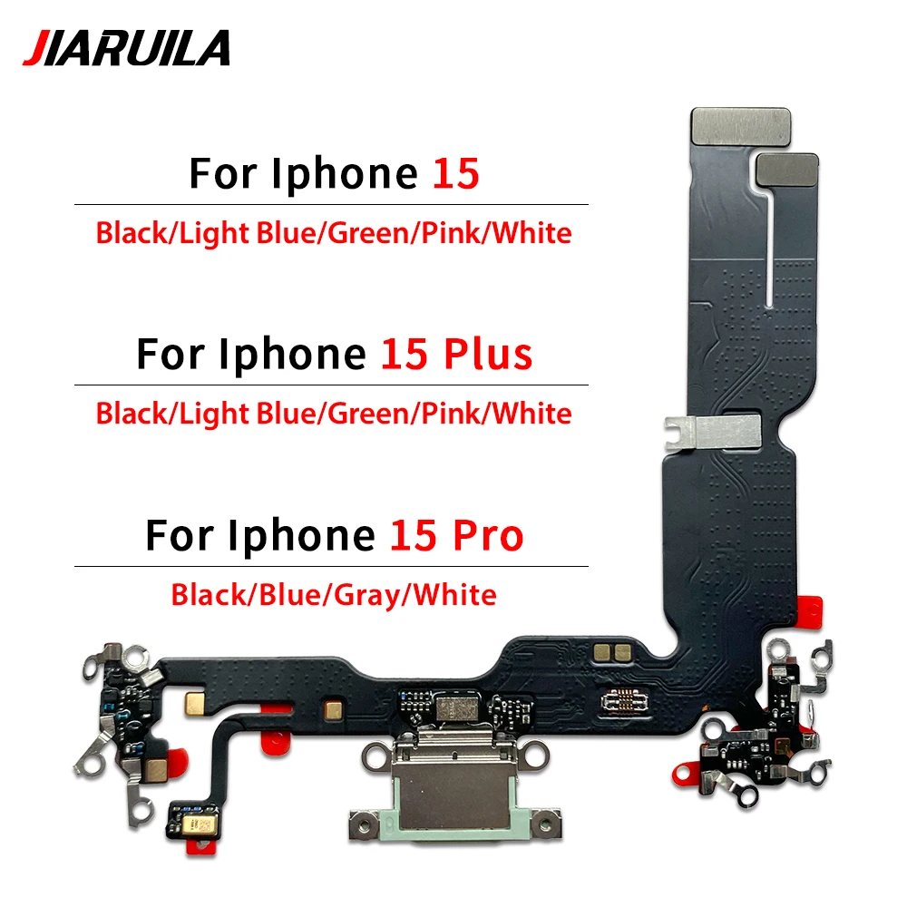 NEW USB Port Charger Dock Plug Connector Charging Microphone Board Flex Cable For iPhone 15 / 15 Pro / 15 Plus fast Charging