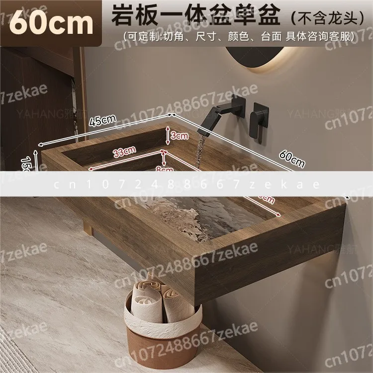 Transparent glass bottom can be customized washbasin light luxury high-end bathroom washbasin hotel washbasin