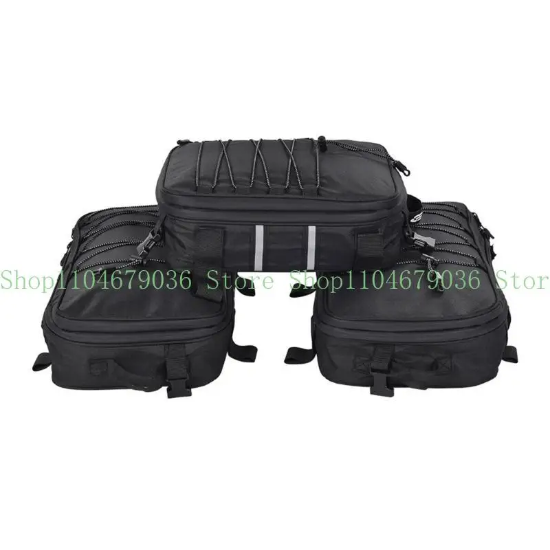 

652F Хвостовые сумки Износостойкие верхние сумки Мотоциклетные сумки для багажа Дополнительные сумки Водонепроницаемая верхняя