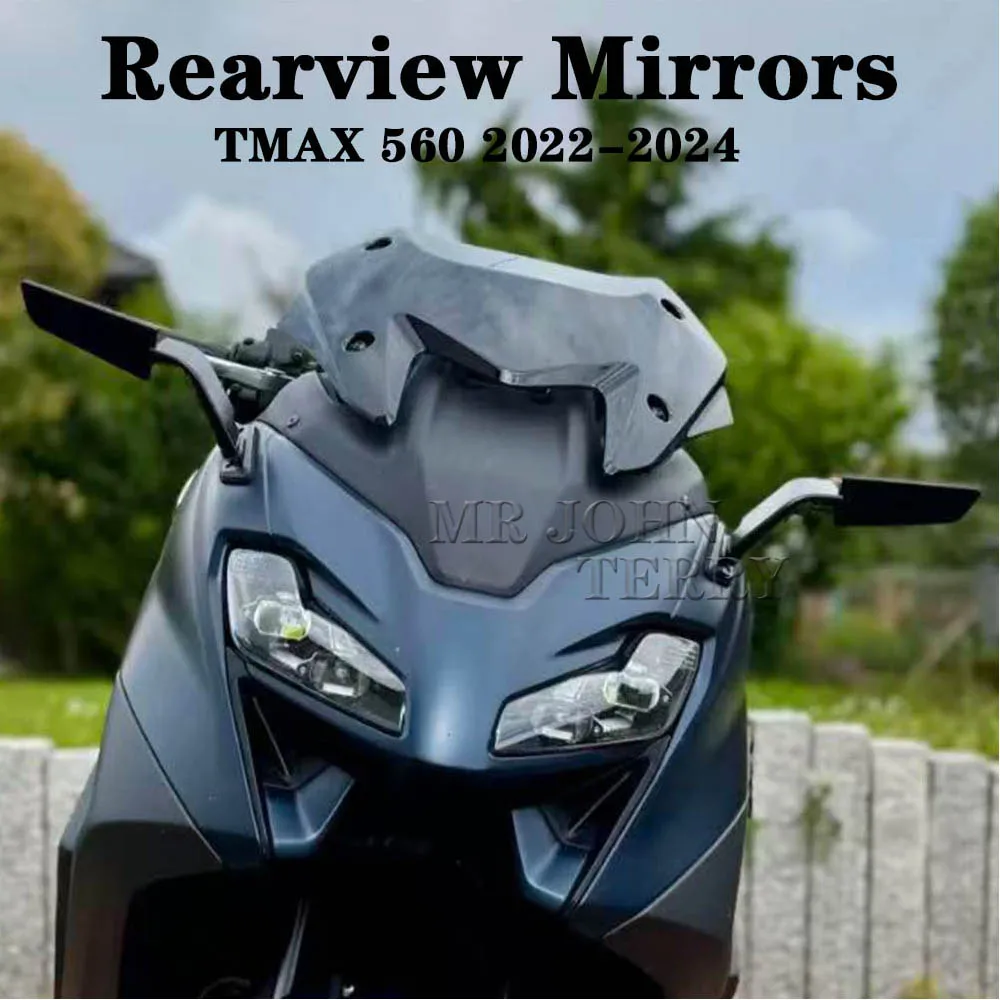 For YAMAHA T-MAX560 T-MAX 560 TMAX560 New Motorcycle Rear View Mirrors Adjustable Aluminum Mirror Accessories TMAX 560 2022-2024