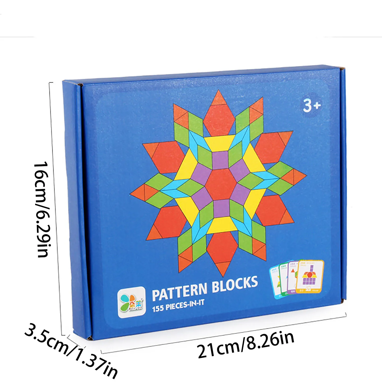 Quebra-cabeça tridimensional de madeira tangram desenvolvimento de inteligência geométrica blocos de construção brinquedos de quebra-cabeça infantil