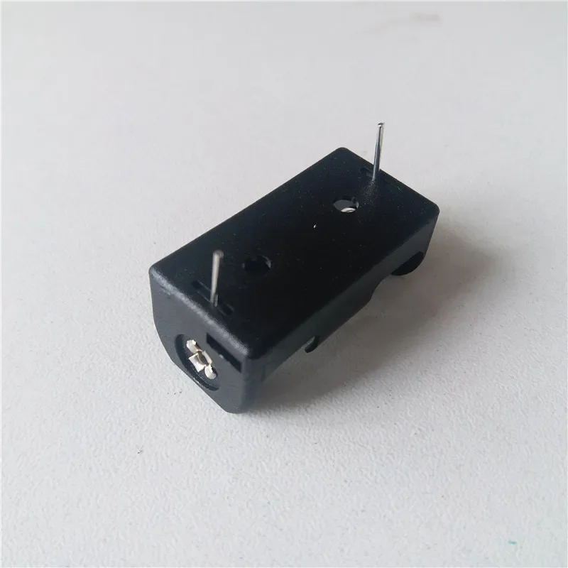 20pcs ER14250 Lithium Battery Holder 14250 Battery Box CR2 Black AA1/2 Battery With Pin Spring ABS Hard Connector