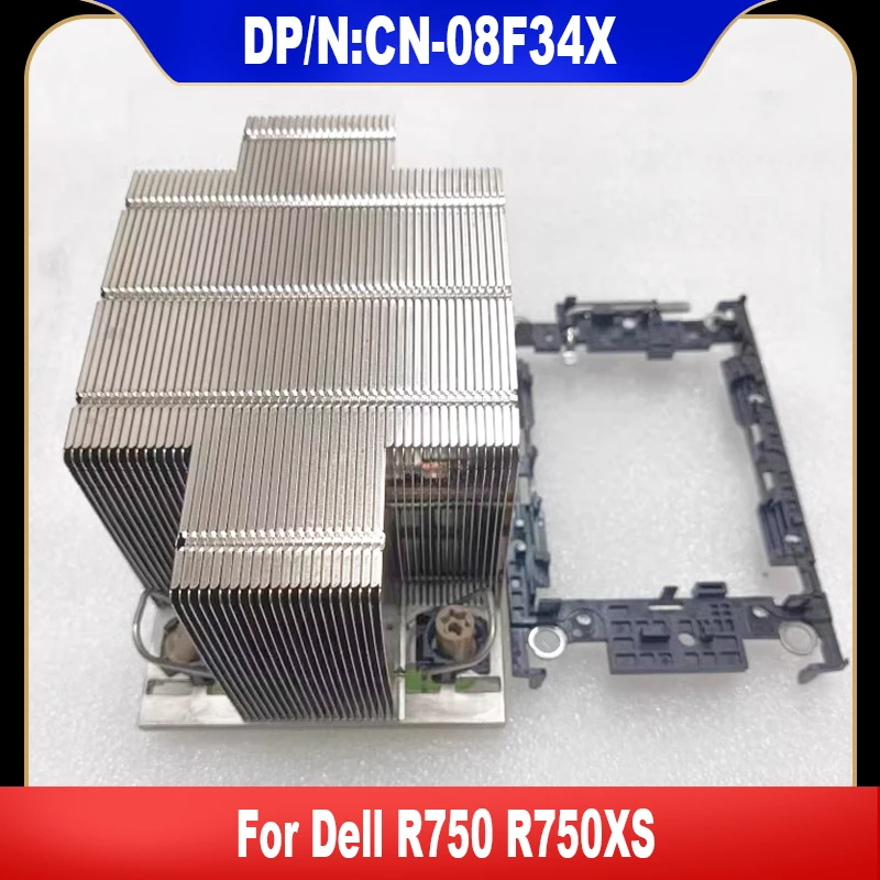 08F34X 8F34X New Original For Dell PowerEdge R750 R750XS High Performance 2U Heatsink With Card CN-08F34X High Quality Fast Ship