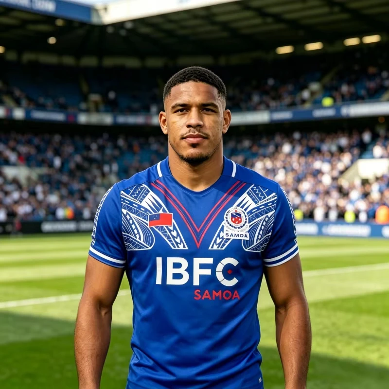 2026 new Samoa rugby rugby jerseys, T-shirts, tops, sporty breathable quick-drying fashionable casual wear