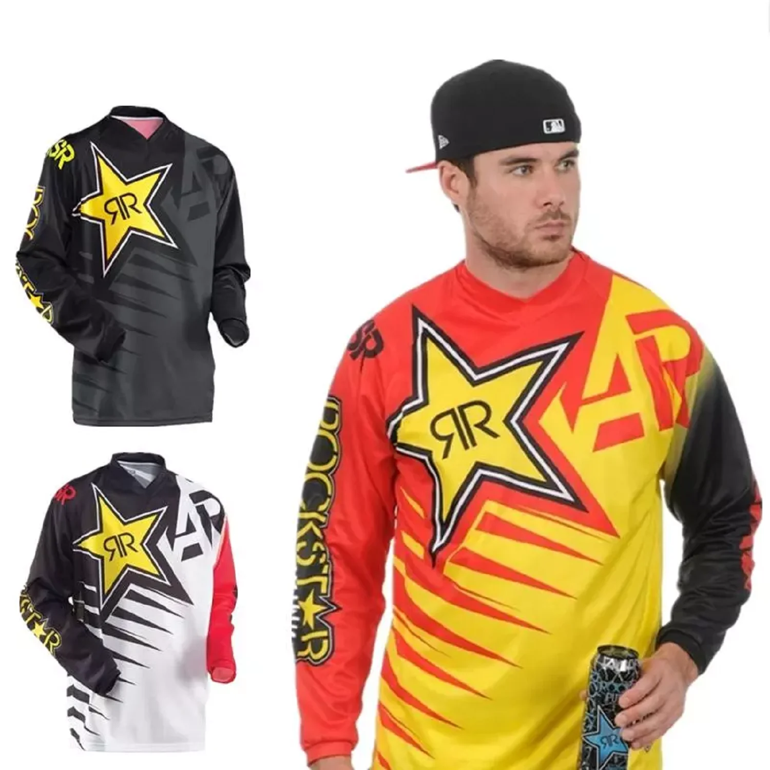 Off Road Motorcycle Jersey, Endurance Race Mountain Bike Jersey, MTB DH Long Sleeved BMX Motorcycle Jersey