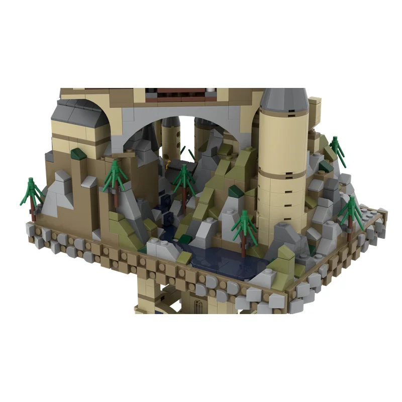 Moc Mattoni da costruzione Torri rotanti modulari - Modello alternativo di 71043 Blocchi tecnologici Regali di costruzione di giocattoli fai da te di Natale