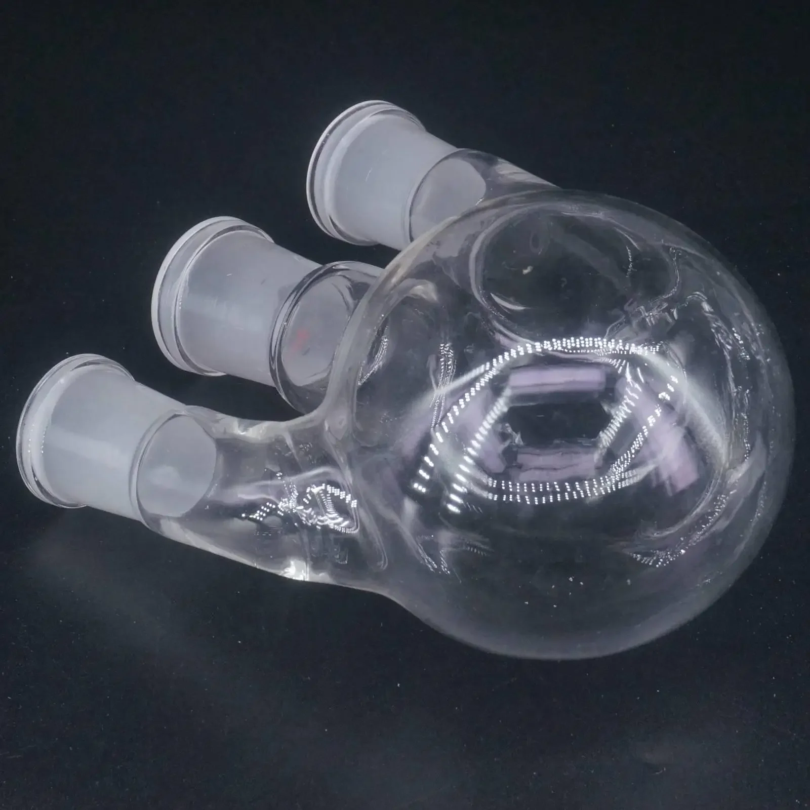 500ml 14/23 19/26 24/29 Central/Branch 3-neck Straight Joint Round Bottom Lab Glass Flask