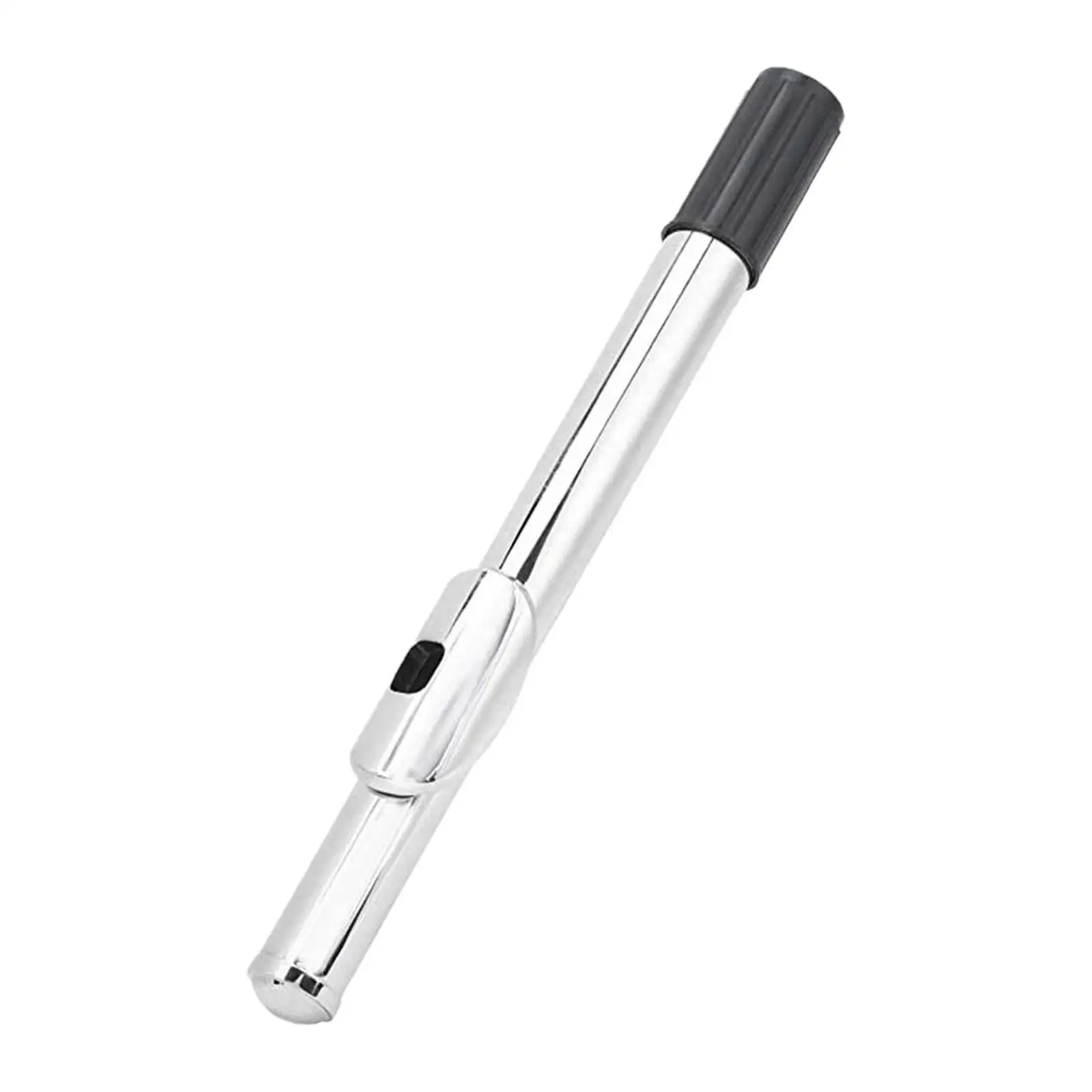 Flute Head Joint Metal Mouthpiece Silver Headjoint Part for 17 Hole 16 Hole Flute Accessory Upgrade