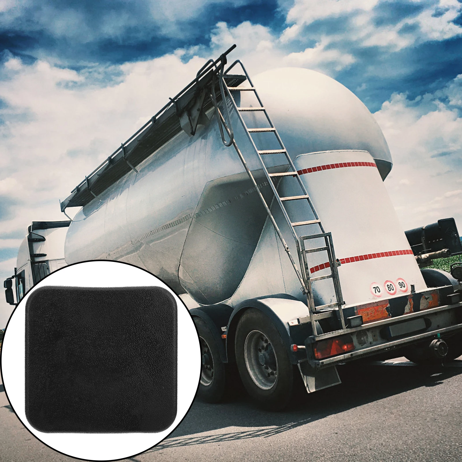 

Trailer Hitch Cover Plug Receiver Tube Protector Rubber Cap Durable Wear Resistant Easy Install Remove Clean Tube Practical