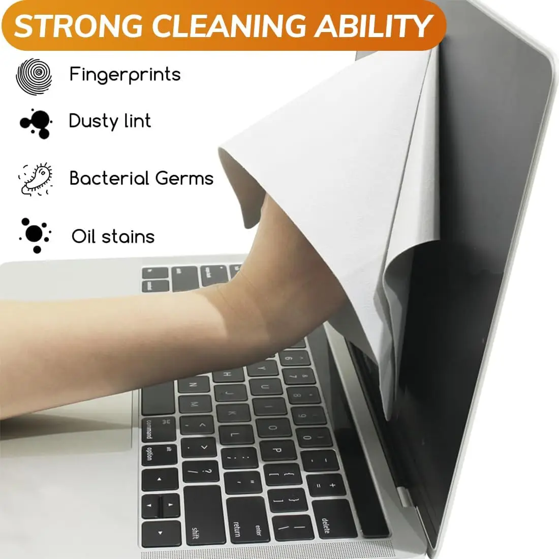 

MacBook Air 15 Notebook Pro 14/16 inch Dustproof Cloth 13 Keyboard Cloth Screen Wiping Cleaning Cloth