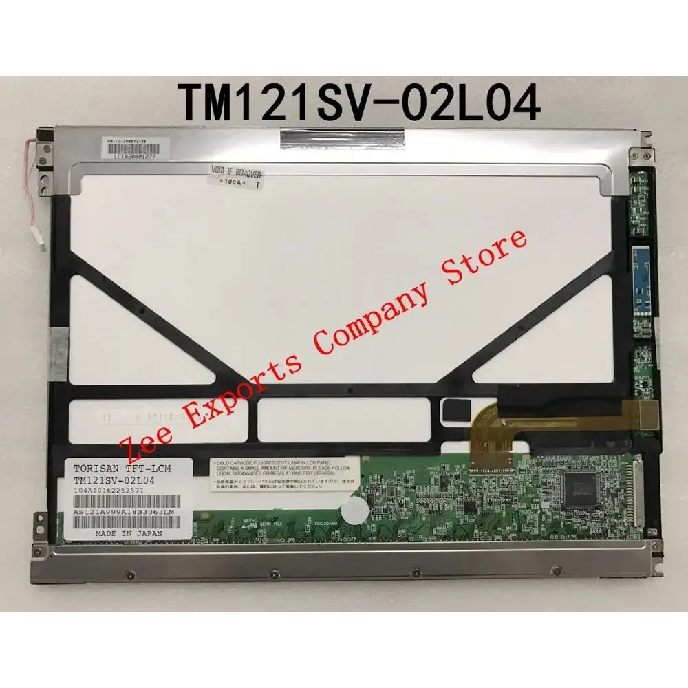 

TM121SV-02L04 12.1 Inch 800x600 LCD Screen Display Panel for Industrial Equipment TM121SV 02L04