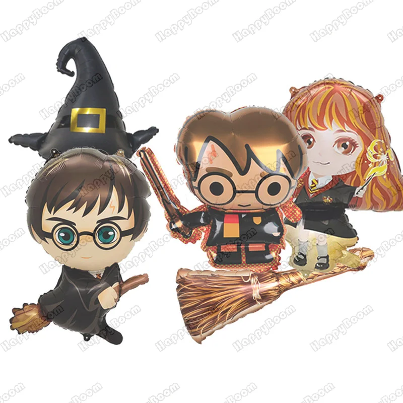 Set de Globos de Harry Potter, Decoración para Fiestas de Cumpleaños con Temática de la Academia de Magia, Regalo de Regreso a Clases, Decoraciones de Halloween