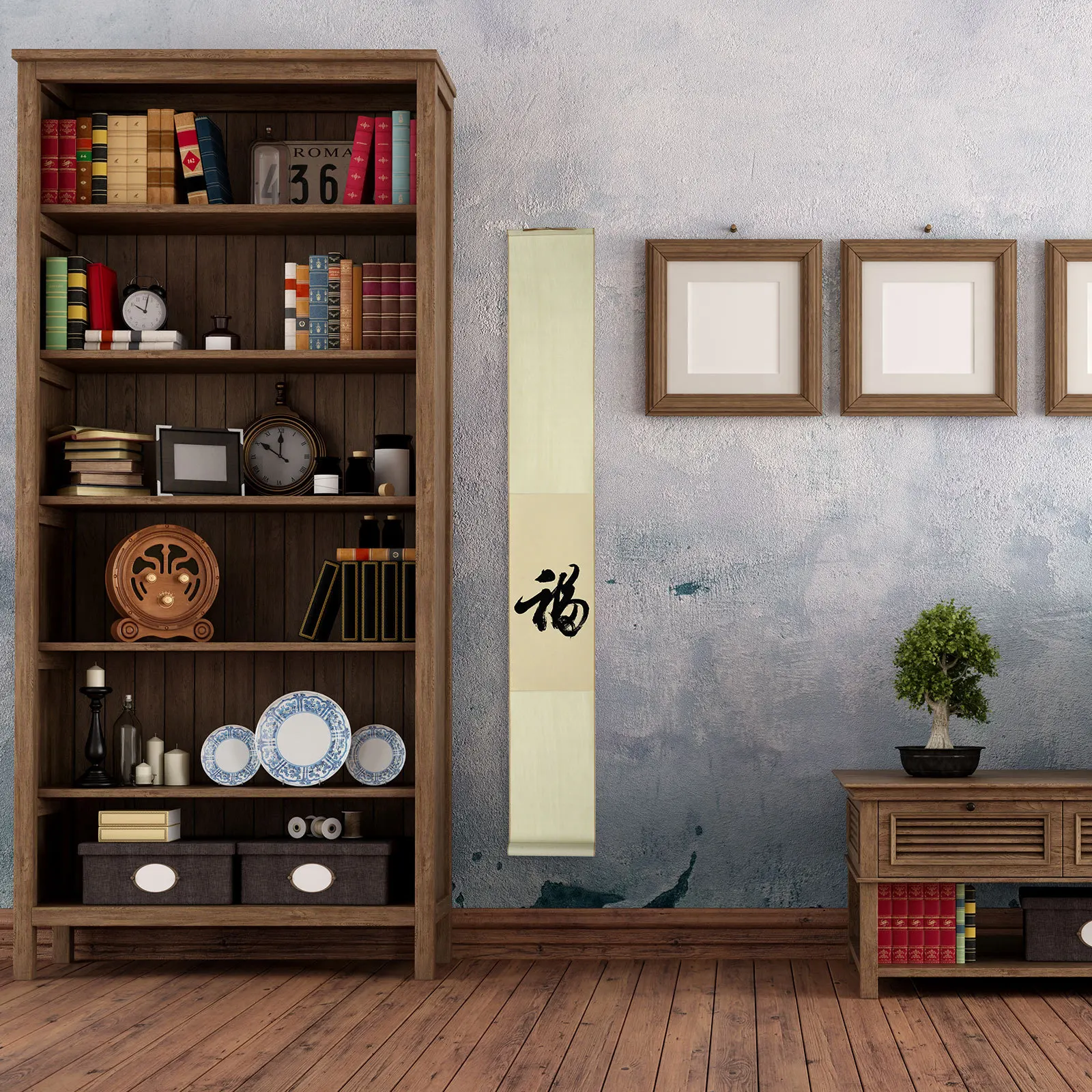 1Pcs Chinese Calligraphy Scroll Paper Thickened Durable Material for Painting Drawing Calligraphy Practicing Art Wall Scroll