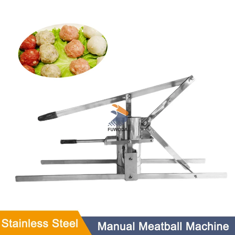 Manual Meatball Machine Vegetable Ball Machine Meatball Processing  Kitchen Meat Ball Machine Stainless Steel Meatball Machine