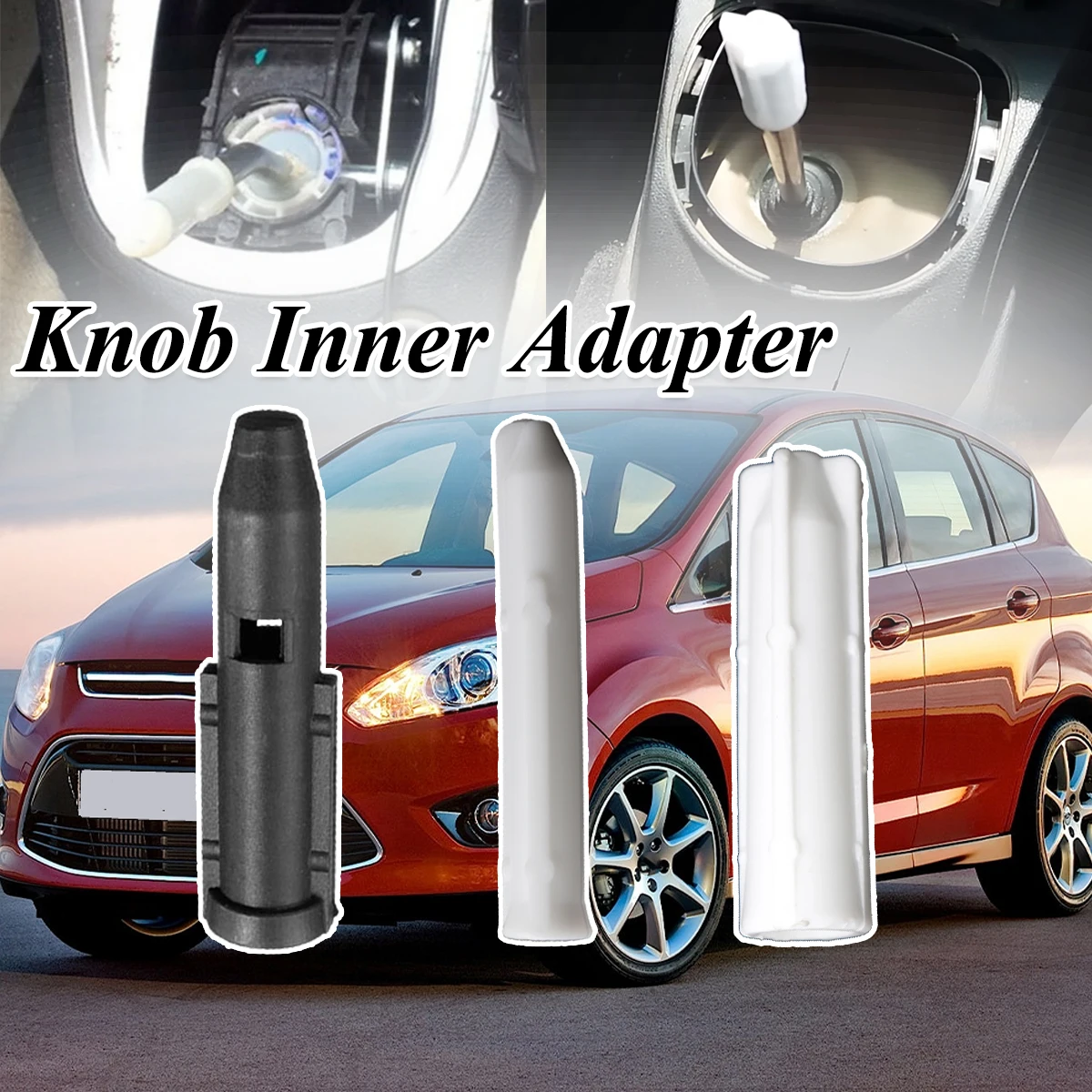 Gałka dźwigni zmiany biegów Adapter dźwigni zmiany biegów Tuleja wewnętrzna do Citroen berlingo Renault Nissan X-Trail Suzuki Peugeot 206 207 407