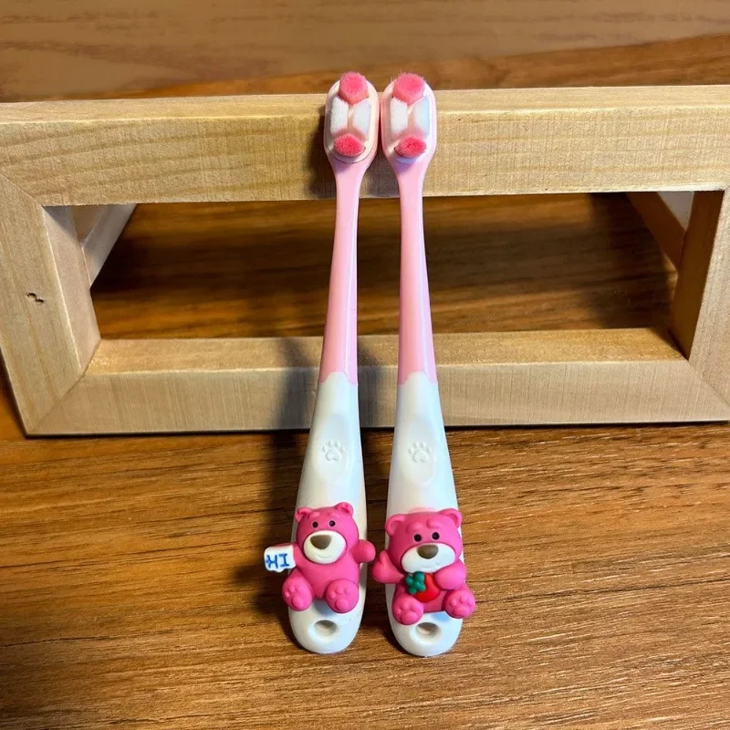 2/4Pcs Disney Princess Baby Toothbrushes for Girls Cute Snow White Bebes Dental Care Lotso Tooth Brush Soft Bristle Brush Kids