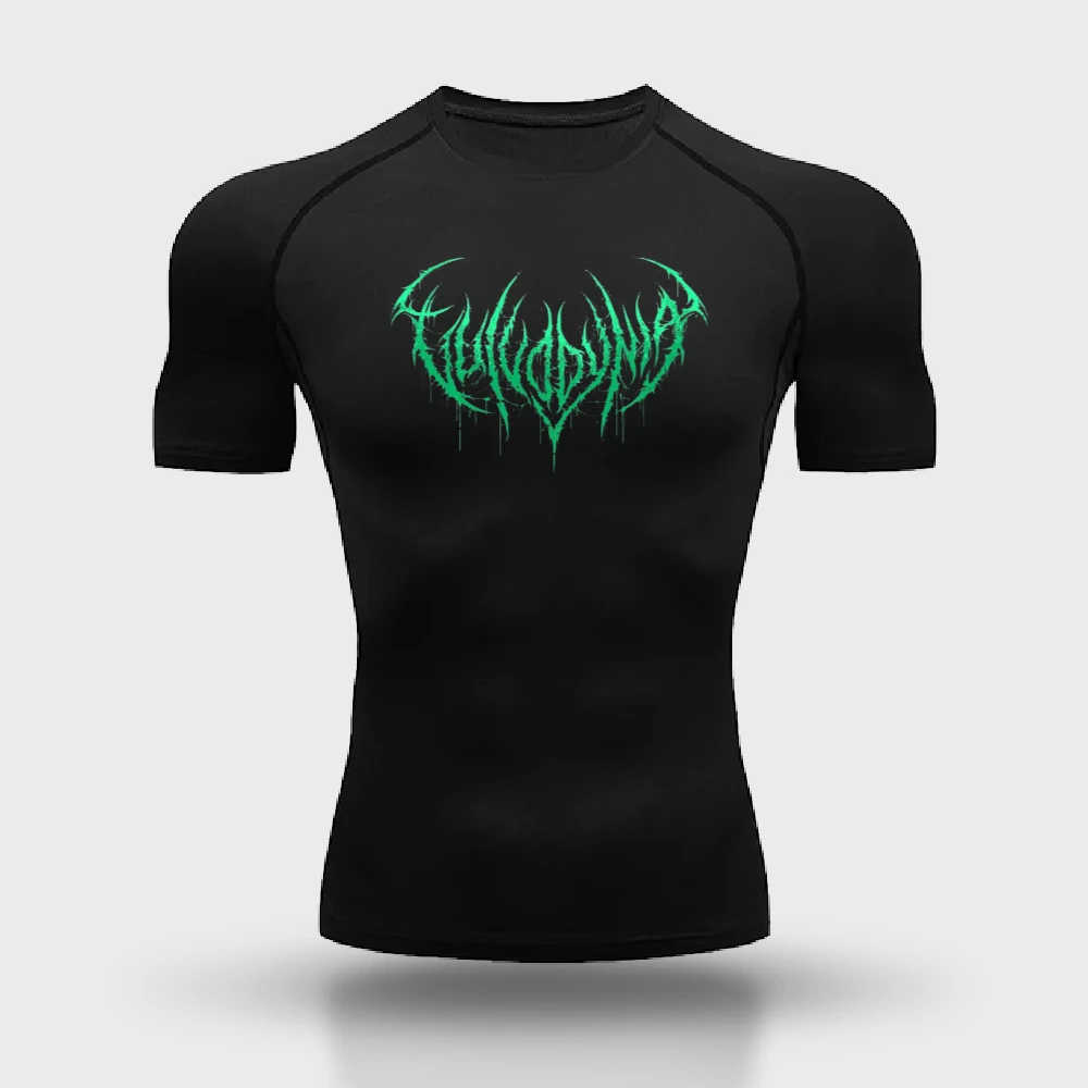 

Мужская компрессионная рубашка с графическим рисунком, спортивная быстросохнущая футболка для фитнеса, комплексная тренировочная спортивная рубашка для бега, S-3XL