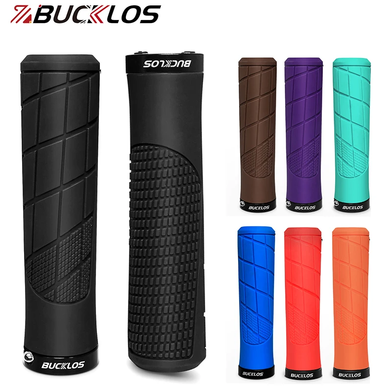 BUCKLOS Mtb Grips Lock on Bike Grips Comfortable Electric Scooter Handle Damping Folding Bicycle Handles Durable Mtb Cuffs