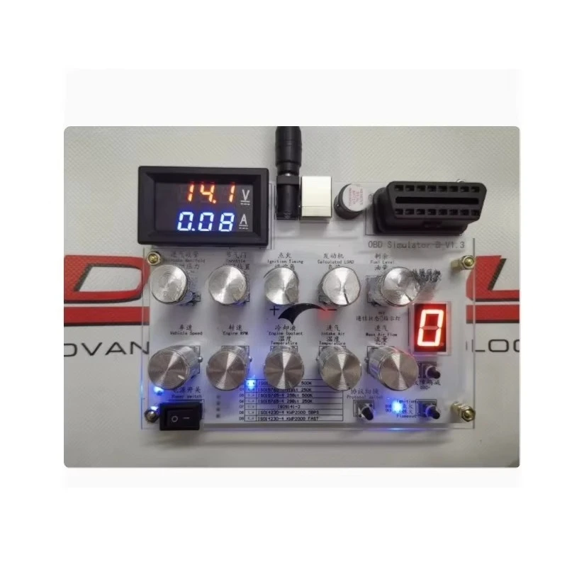 Automotive ECU Simulator OBD Simulator (without Screen) for Passenger Cars ELM327 Development