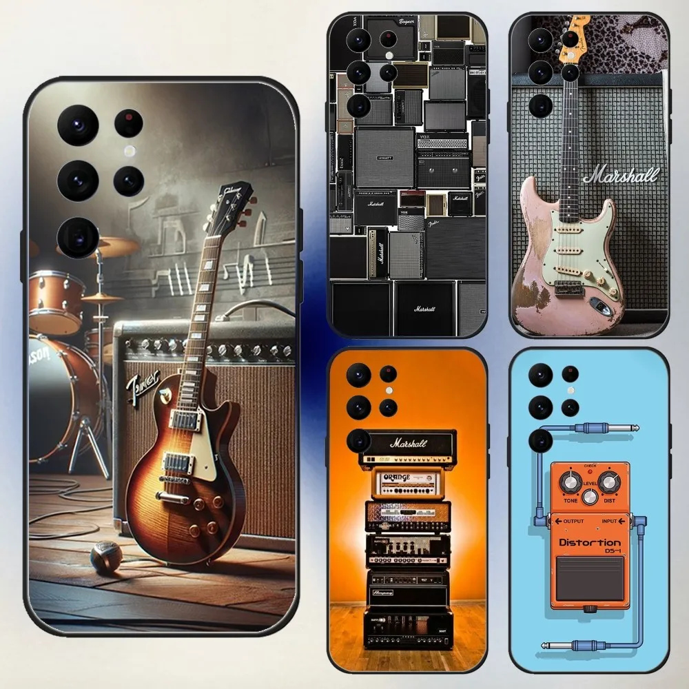 Guitar Amp Cool Stuff Phone Case For Samsung S24,23,22,30,21,10,9,Ultra,Plus,Lite,FE,5G Black Soft Case