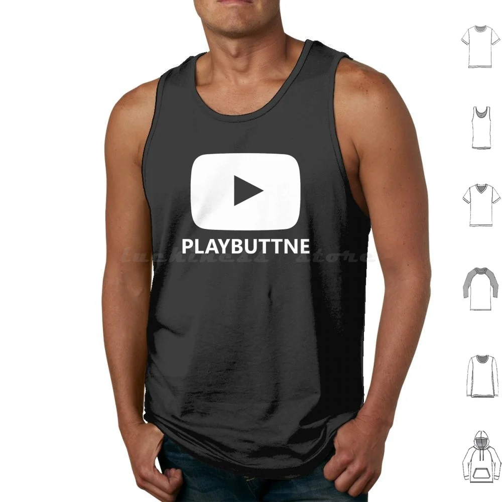 Playbuttne # 4 Tank Tops Print Cotton Dragon Lord Lying Lord Dragon Jump Haider Mulle Schanzenfest Dragon Game