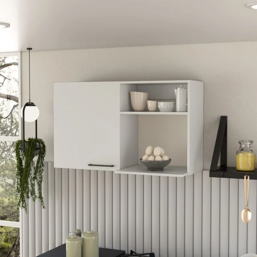 

Kitchen wall cabinet Burwood White Finish