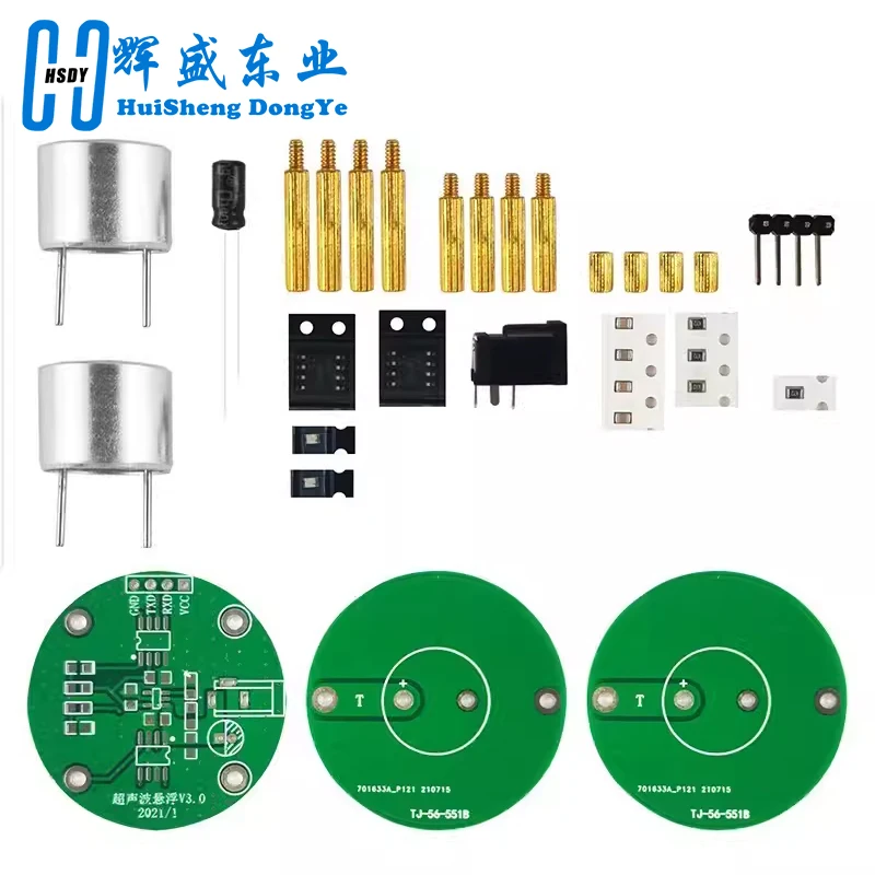 DIY Ultrasonic Levitation Kit Floating Standing Wave Control DIY Soldering Project Electronic Kit Acoustic Suspension 12V