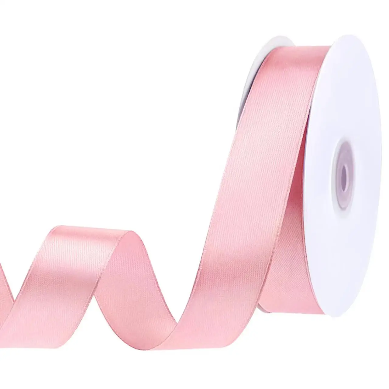 Pink Ribbon 50 Yards 1 Inch Pink Satin Ribbon Stocking Stuffers for Gift Wrapping Wedding Invitation Flower Bouquet Party