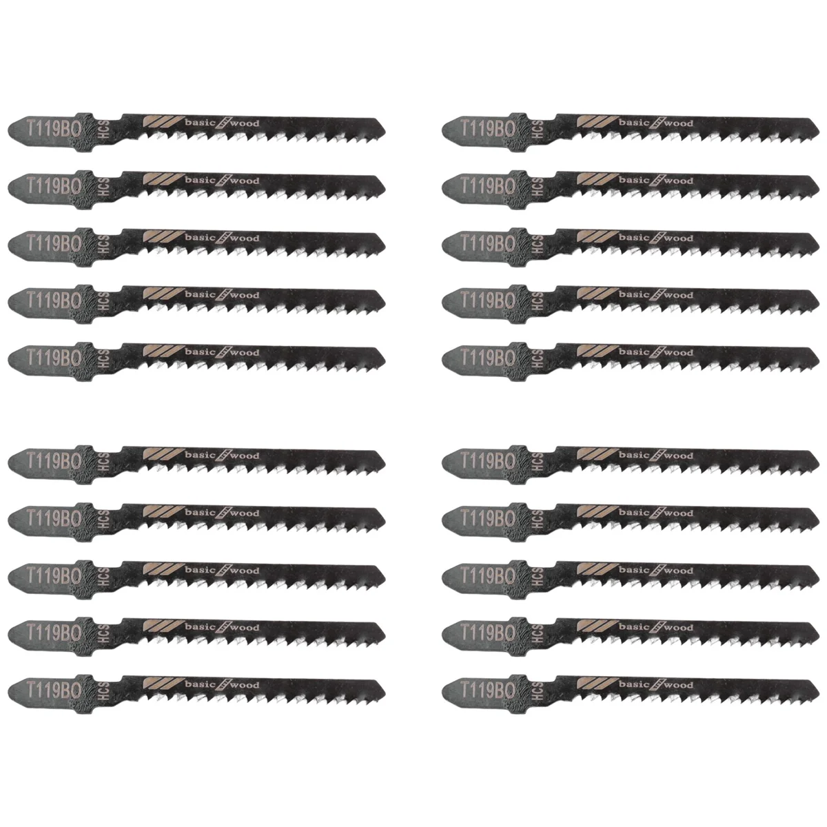 ชุดใบเลื่อยเพลารูปตัวทีทีพีไอ T119BO 20ชิ้น12ชิ้นสำหรับตัดไม้ได้อย่างแม่นยำ