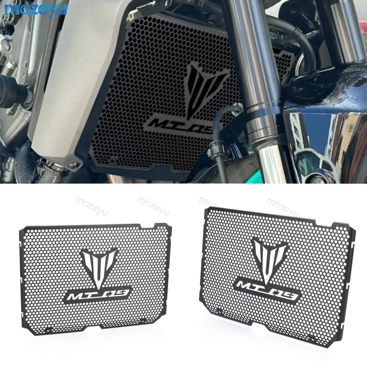 

For Yamaha MT 09 MT09 MT-09 SP Y-AMT YAMT MT-09SP 2024 2025 2026 Radiator Guard Radiator Grille Guard Cover Protector Protection