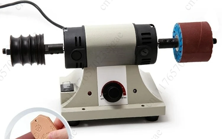 220V/110V Leather Polishing Burnishing Machine Leather Edge Grinding Machine Kit 0-8000RPM