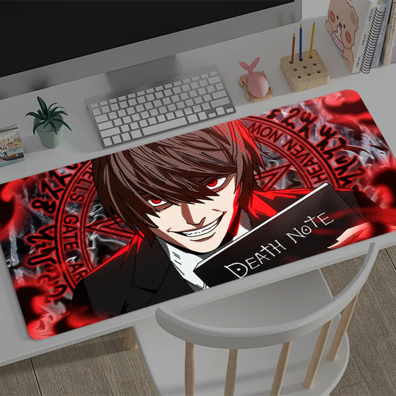 

Gaming Mousepad DEATH NOTE Anime Mouse Mat Office Gamer Computer Anti-slip Mouse Pad HD Print Large Desk Mat PC carpet Mousepad