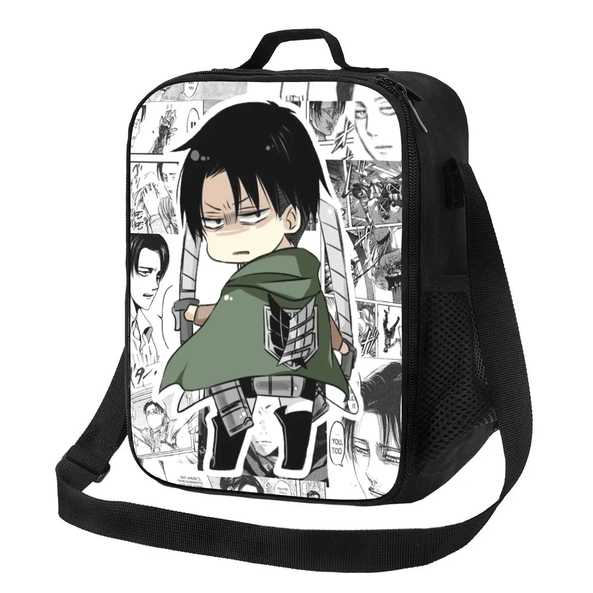 levi-ackerman-attack-on-titan-lancheira-isolada-para-armazenamento-de-piquenique-escolar-caixas-de-alimentos-recipiente-portatil-lancheira-termica-tote