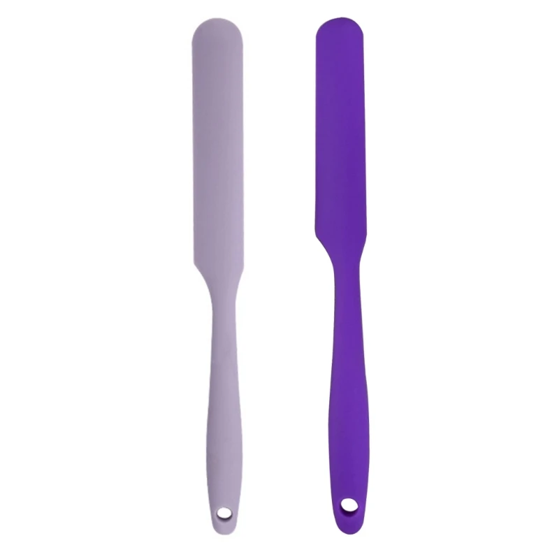 F92B Silicona Spatula Resistente calor Flexible Flexible pieza Spatulas crema larga pieza