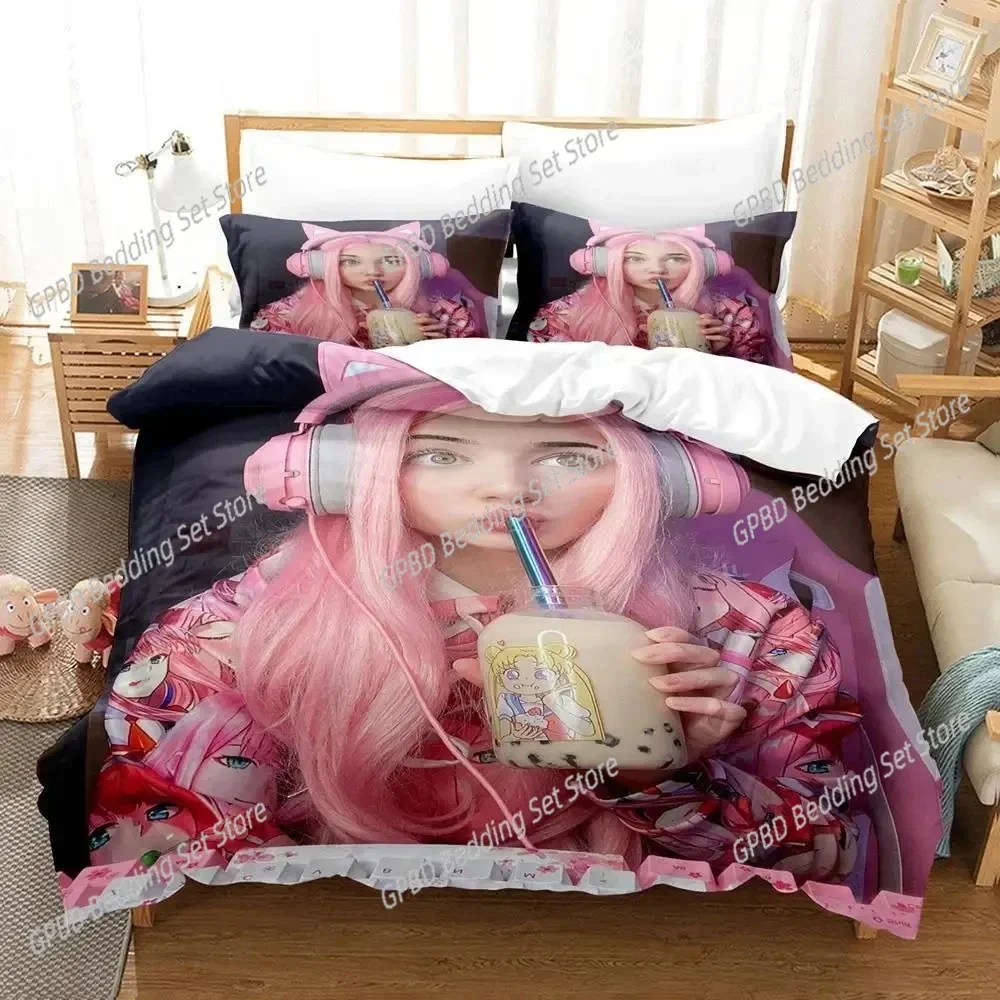 

3D Print Belle Delphine Bedding Set Single Twin Double Queen King Cal King Size Bed Linen Set