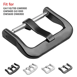 Watch Stainless Steel Buckle for DW5600/6900 GW-M5610 GA110/700 GW8900/9400 GG1000 Metal Clasp 19mm 20mm 21mm 22mm Band Buttons