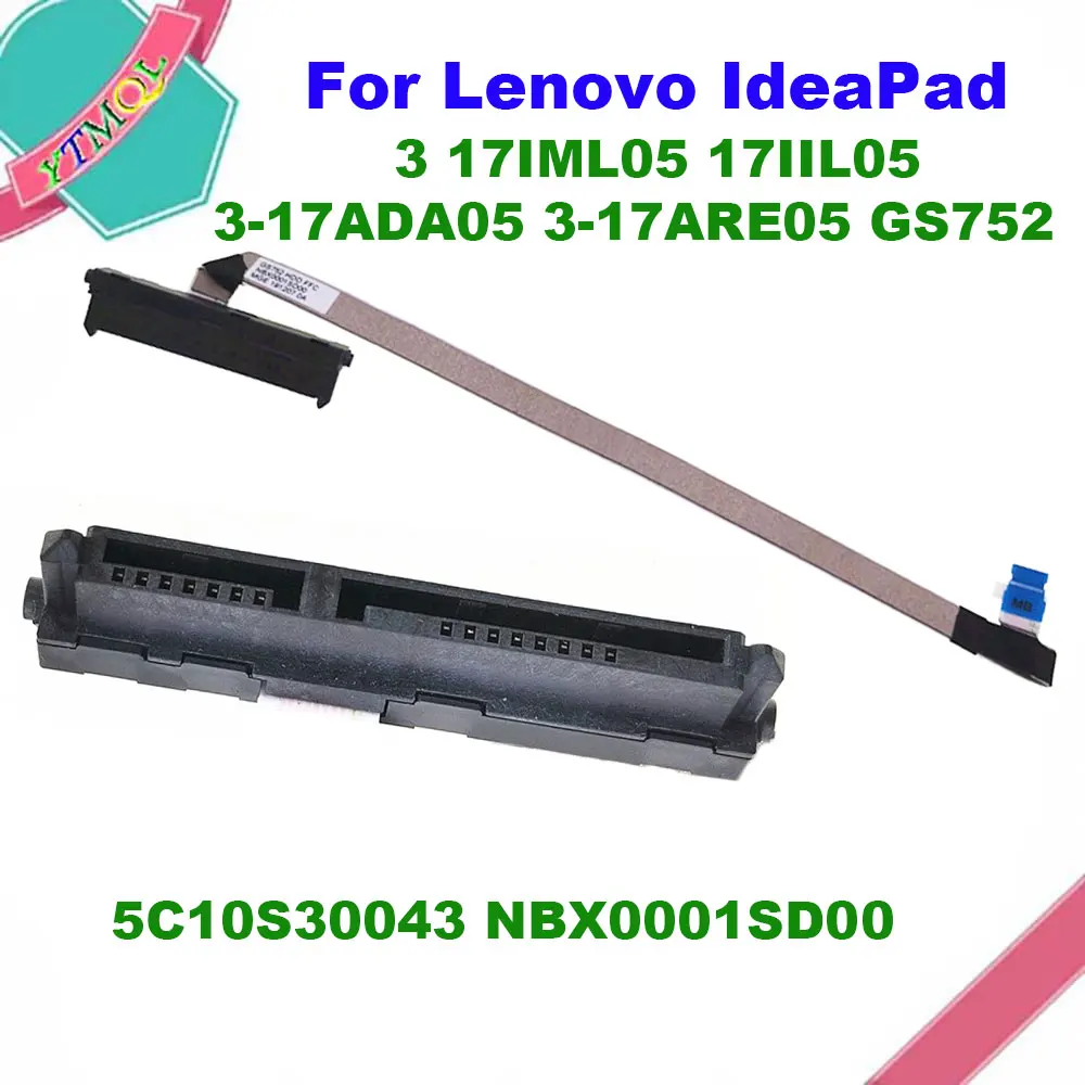 

1 шт., разъем для жесткого диска Lenovo IdeaPad 3 17IML05 17IIL05 3-17ADA05 3-17ARE05 GS752 5C10S30043 NBX0001SD00