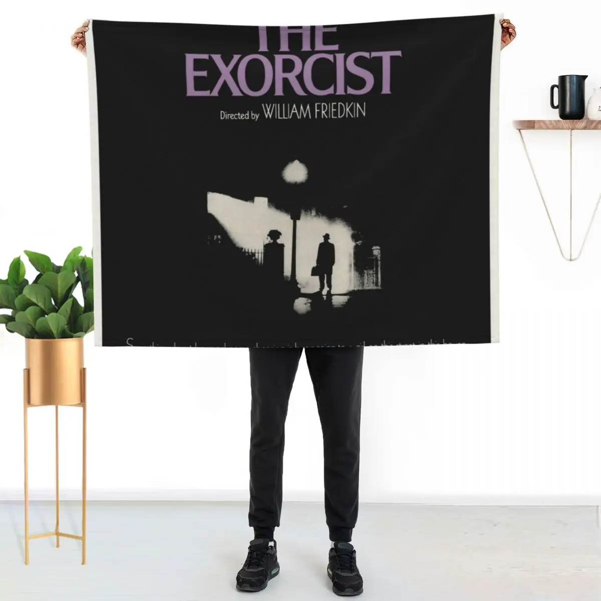 

The Exorcist (1973) Throw Blanket Soft Cozy Blanket for Pet Kids Adults