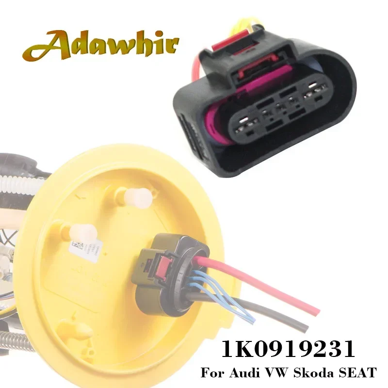 1K0919231 Fuel Pump Control Module Plug Pigtail for Audi VW Skoda SEAT Fuel Delivery Unit and Sender for Fuel Gauge Connector