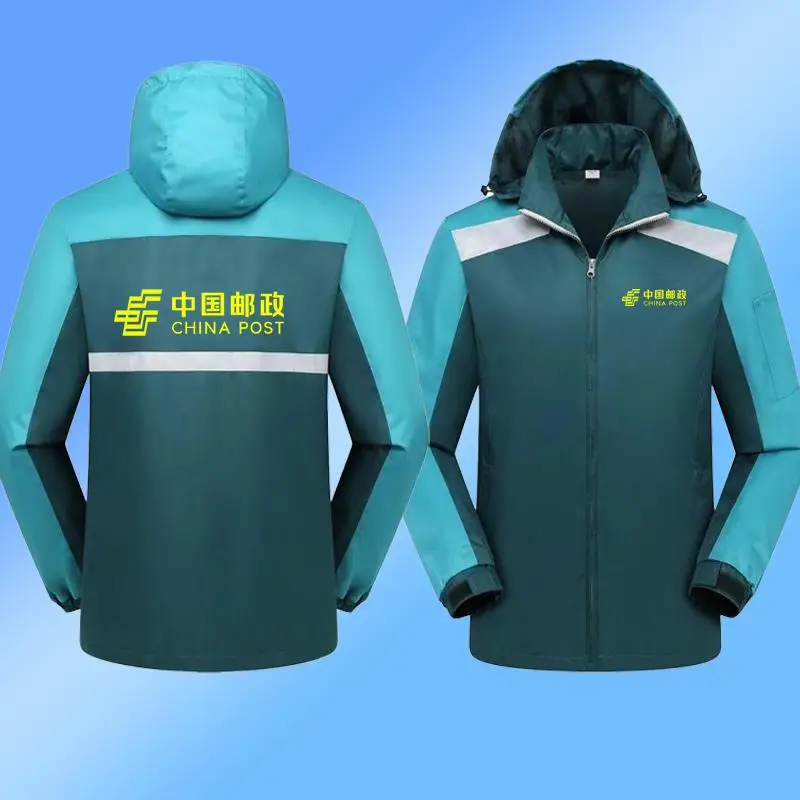 

Осень-зима Postal очень Rider Work orm Мужская ветровка с логотипом Jaet Водонепроницаемая полиэстеровая деловая повседневная ветровка