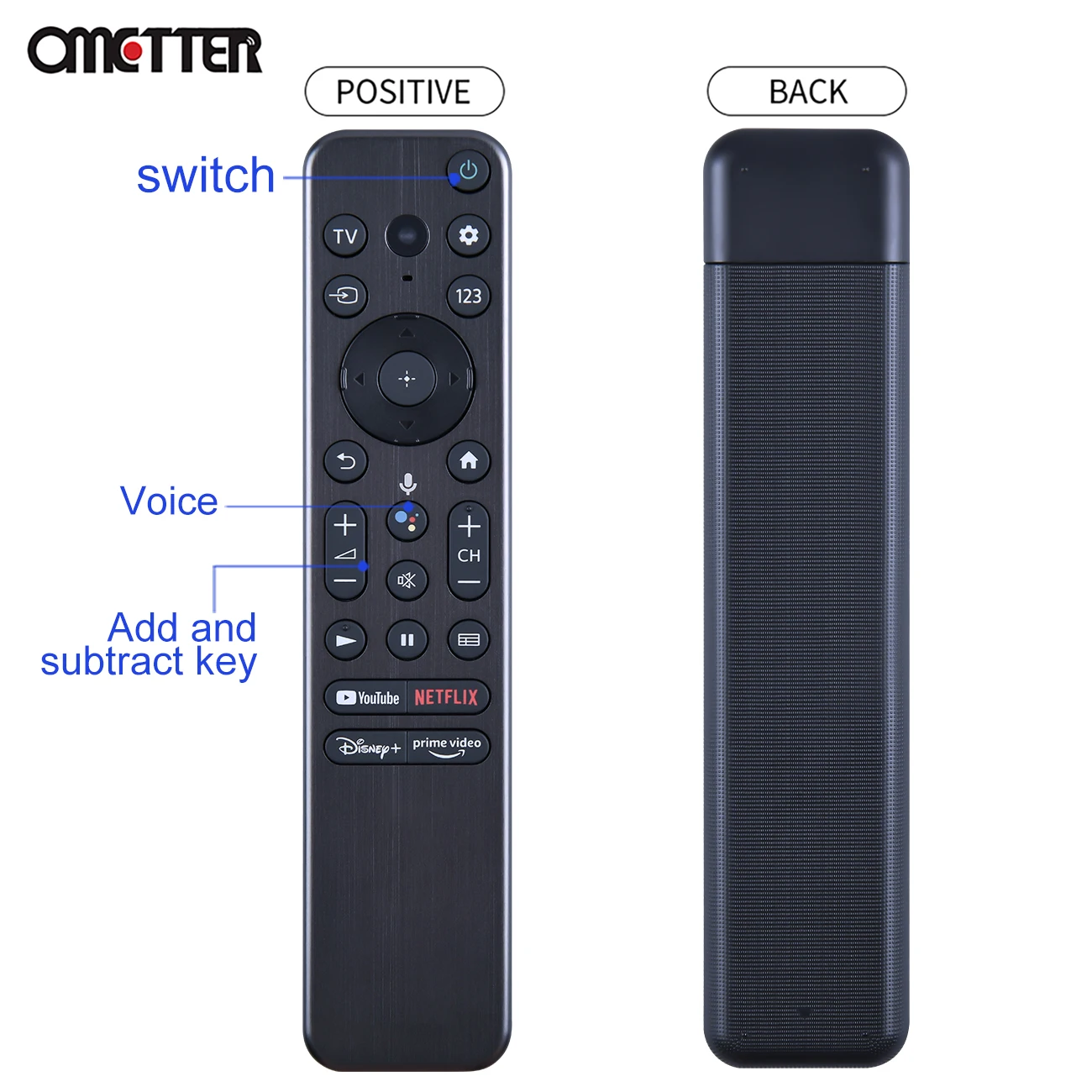 Nuovo telecomando vocale Bluetooth RMF-TX800U RMF-TX900B per Sony Smart TV KD-50X80K KD-55X85K XR-55A95K XR-77A80K XR-65A95K