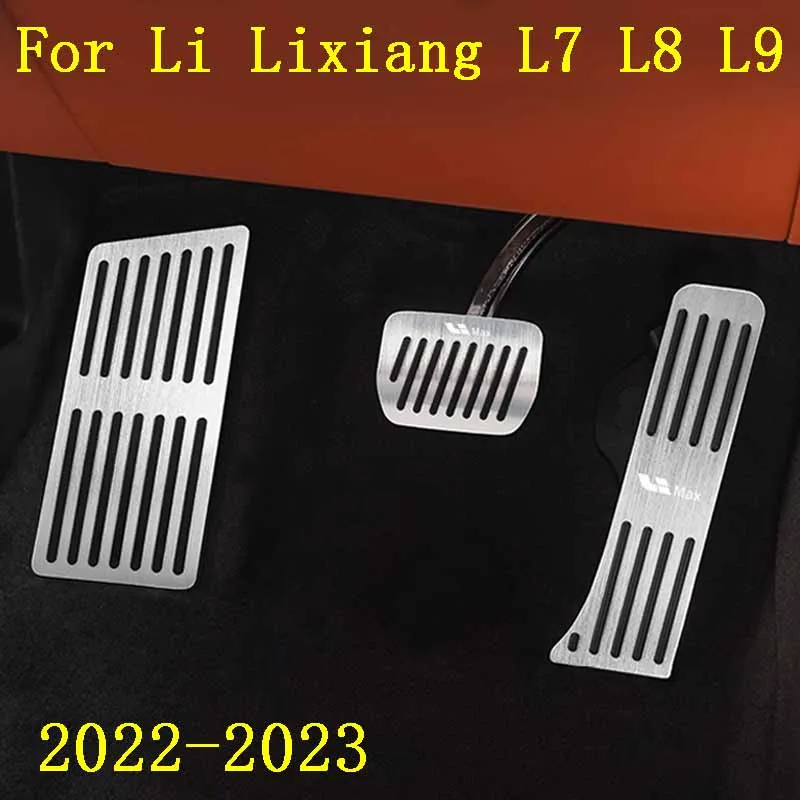 Car Accelerator Brake Pedal Protection Decoration Cover Interior Styling Accessories For LEADING IDEAL LiXiang L7 L8 L9