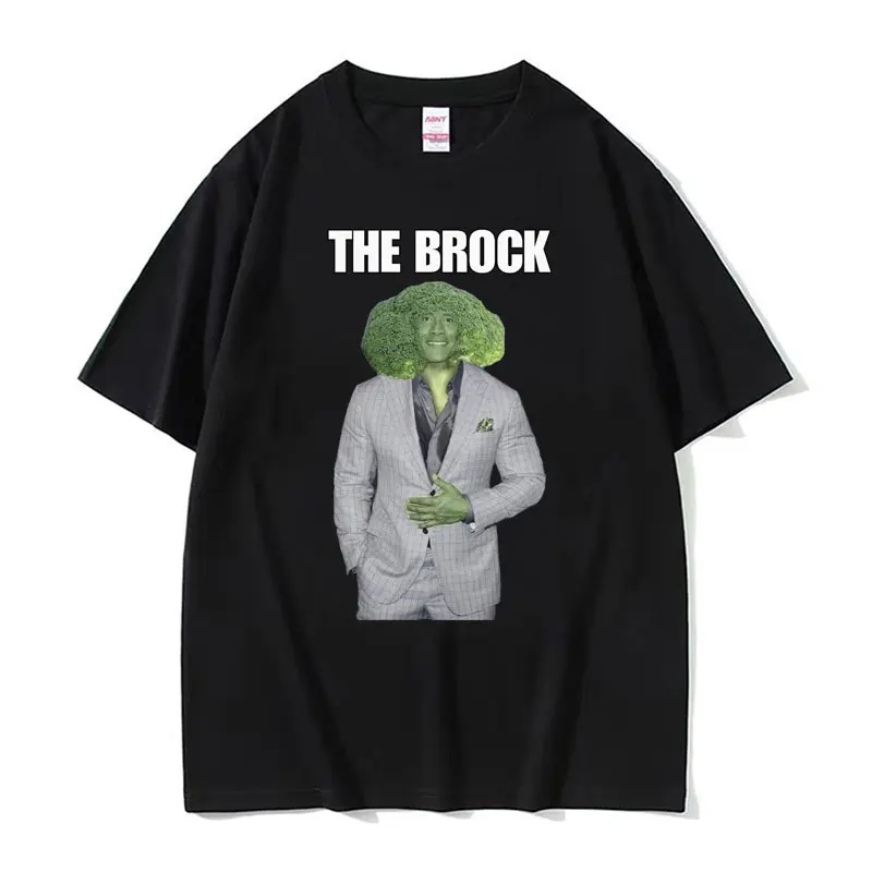 Funny Dwayne Johnson The Rock Meme T Shirts Men's Retro 90s Fashion Humor T-shirt Male Casual Cotton Oversized Tshirt Streetwear