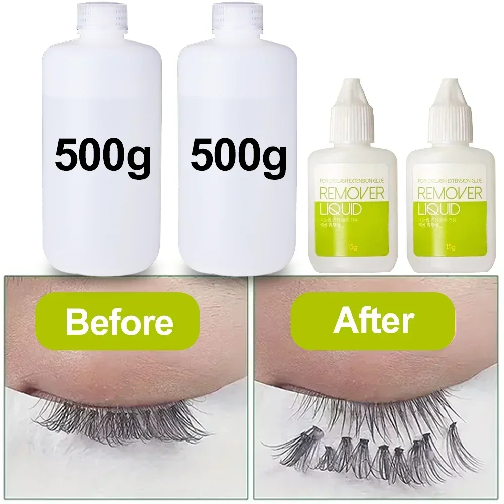 500g Liquid Remover for Eyelash Extensions Quick Removel Liquid Eyelash Glue Remover Makeup Tools Liquid Eyelash Remover