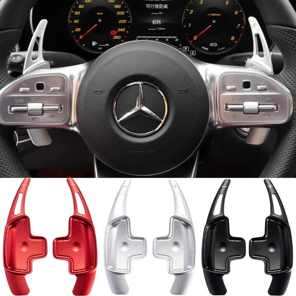 

Car Accessories Steering Wheel Shift Paddle Shifter Extended type For Mercedes Benz C Class W205/E Class W213/GLC/CLA 2016-2019