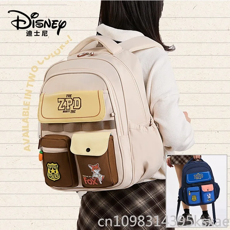 Disney Backpack for Women Large Capacity Cute Stylish Multi Compartment Minimalist Korean Style College School Travel Daypack