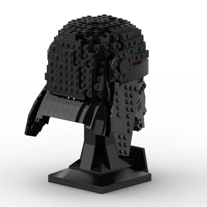 518pcs MOC Second Sister Helmet Collection Star Battle Model Building Blocks Small Decor, Home Decor Desk Decor Gift For Adults