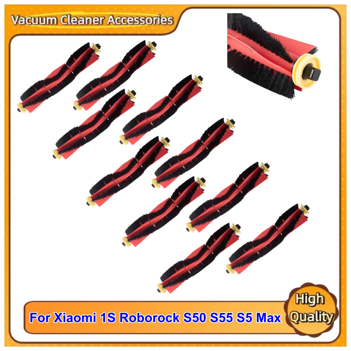 

Основная щетка для робота-пылесоса Xiaomi 1S Roborock S50 S55 S5 Max S6 S60 S65 T4 T6, съемная роликовая щетка, аксессуары