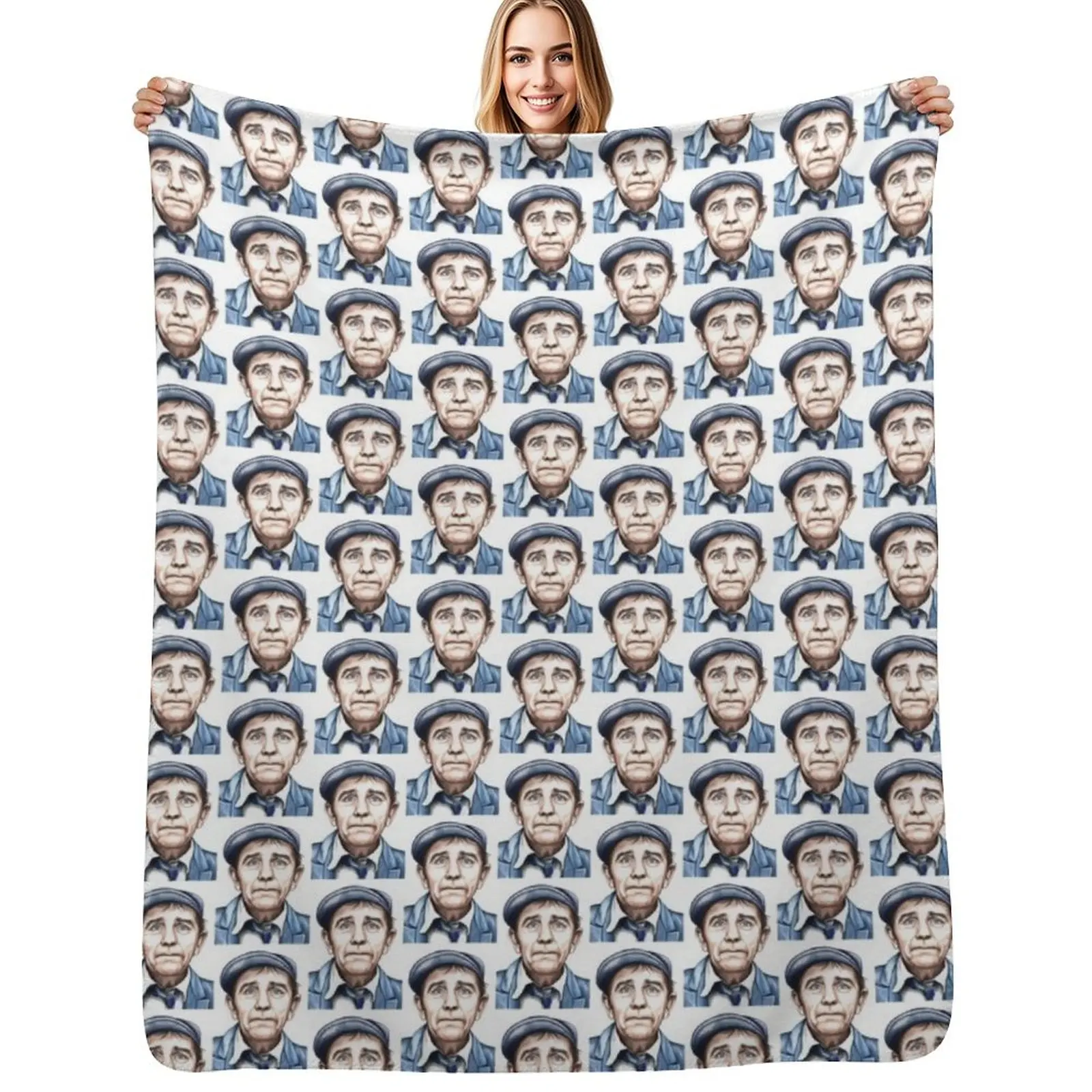 Sir Norman Wisdom OBE Throw Blanket Spring Fall Cozy Throw Blanket for Couch